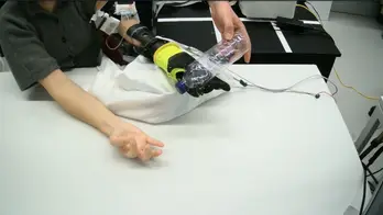 Soft robotic prosthetic hand uses nerve signals for more natural control