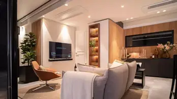 Luxury glass trailer unfolds into a spacious home in just 15 minutes