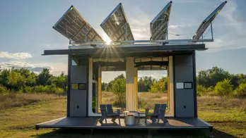 High-tech canopy provides off-grid power and water
